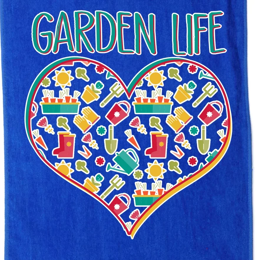 Garden Life Doodle Platinum Collection Golf Towel