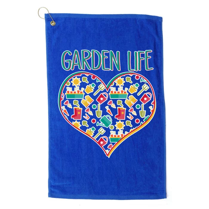 Garden Life Doodle Platinum Collection Golf Towel