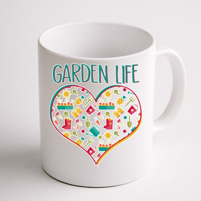 Garden Life Doodle Front & Back Coffee Mug