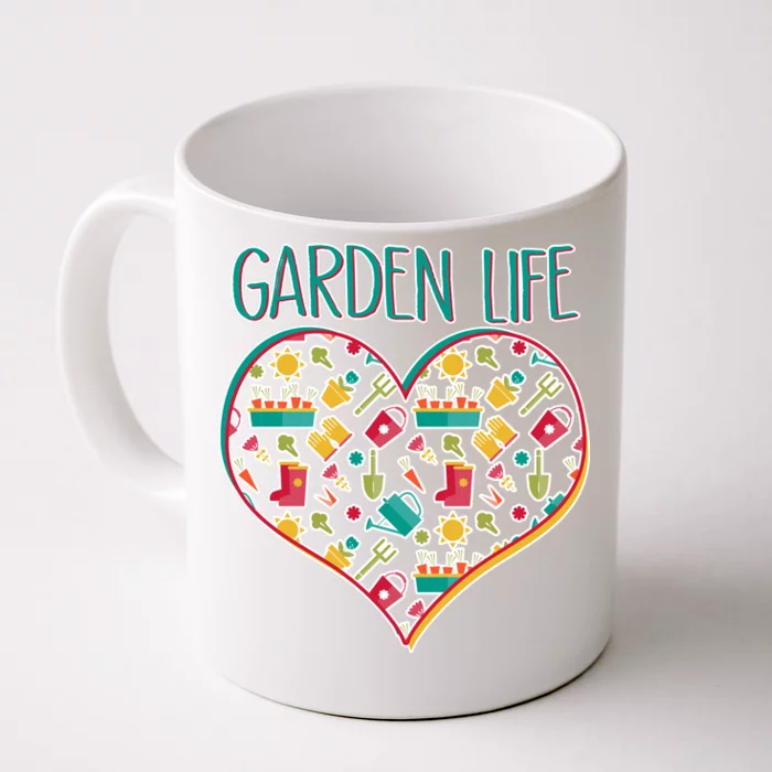 Garden Life Doodle Front & Back Coffee Mug