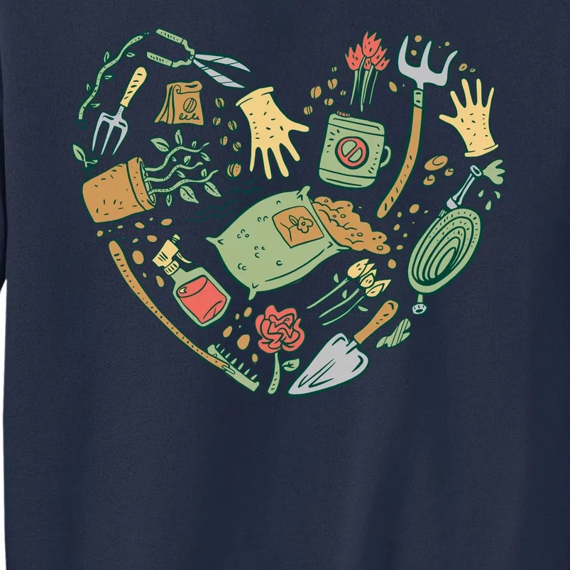 Garden Tools Heart Sweatshirt