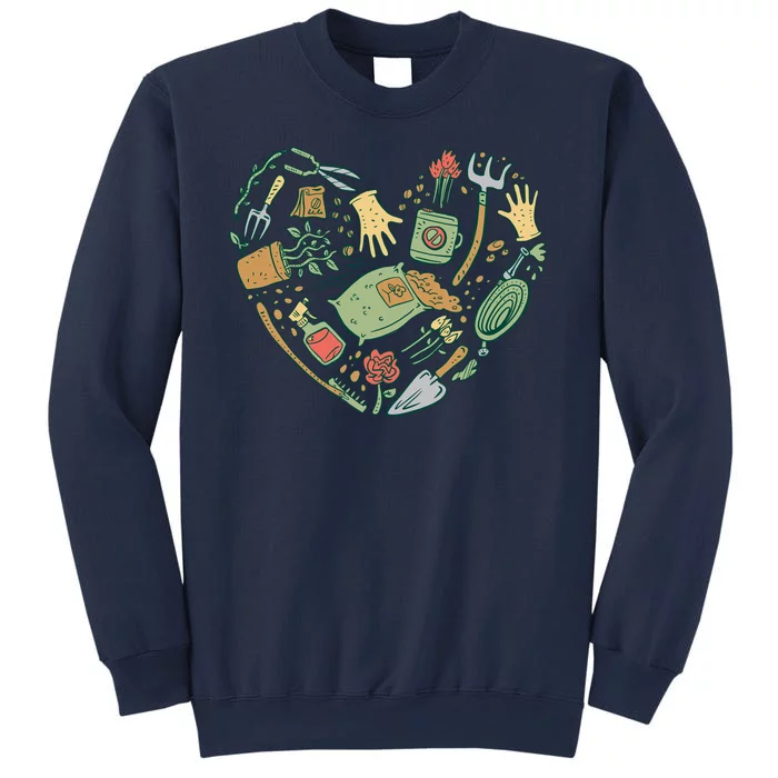 Garden Tools Heart Sweatshirt