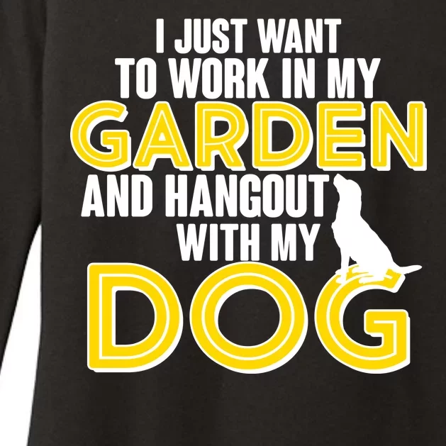 Gardening And Hangout With My Dogs Womens CVC Long Sleeve Shirt