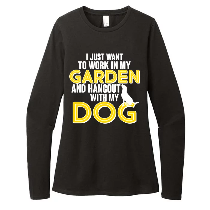 Gardening And Hangout With My Dogs Womens CVC Long Sleeve Shirt