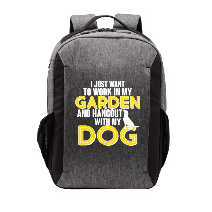 Gardening And Hangout With My Dogs Vector Backpack