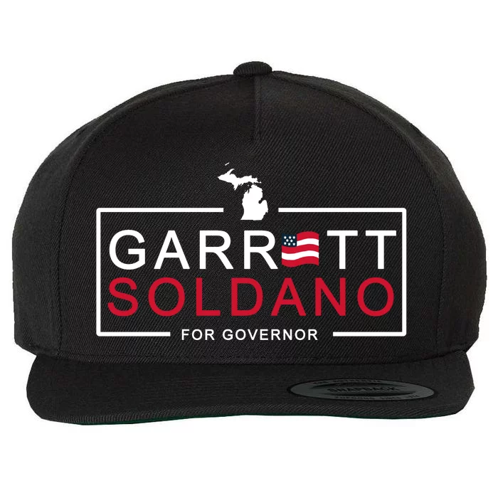 Garret Soldano For Governor Election Wool Snapback Cap