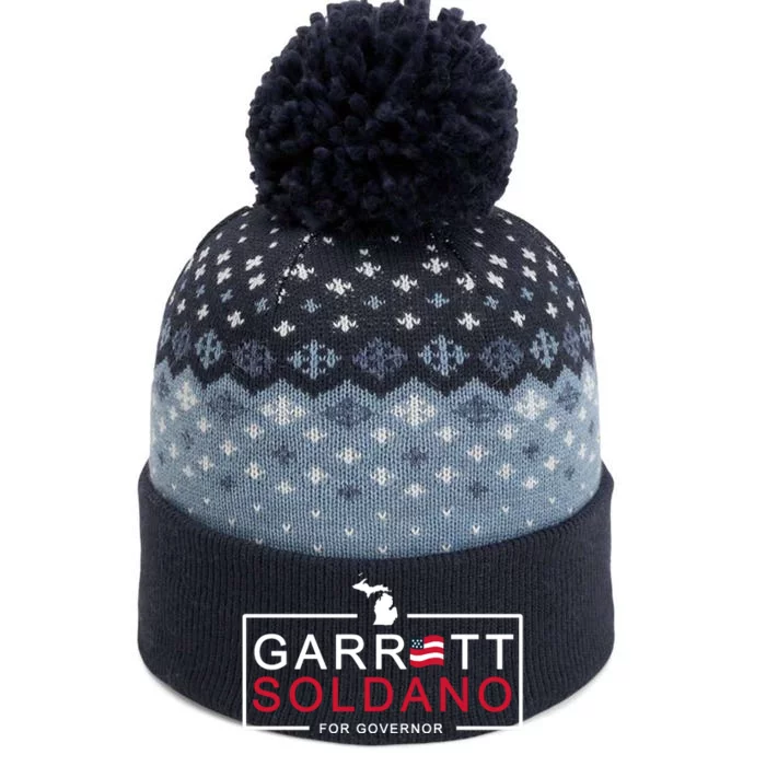 Garret Soldano For Governor Election The Baniff Cuffed Pom Beanie