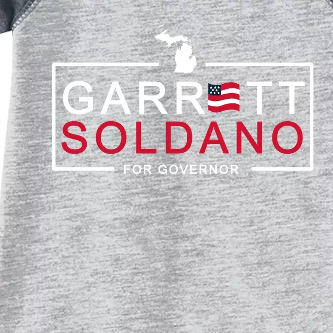 Garret Soldano For Governor Election Infant Baby Jersey Bodysuit