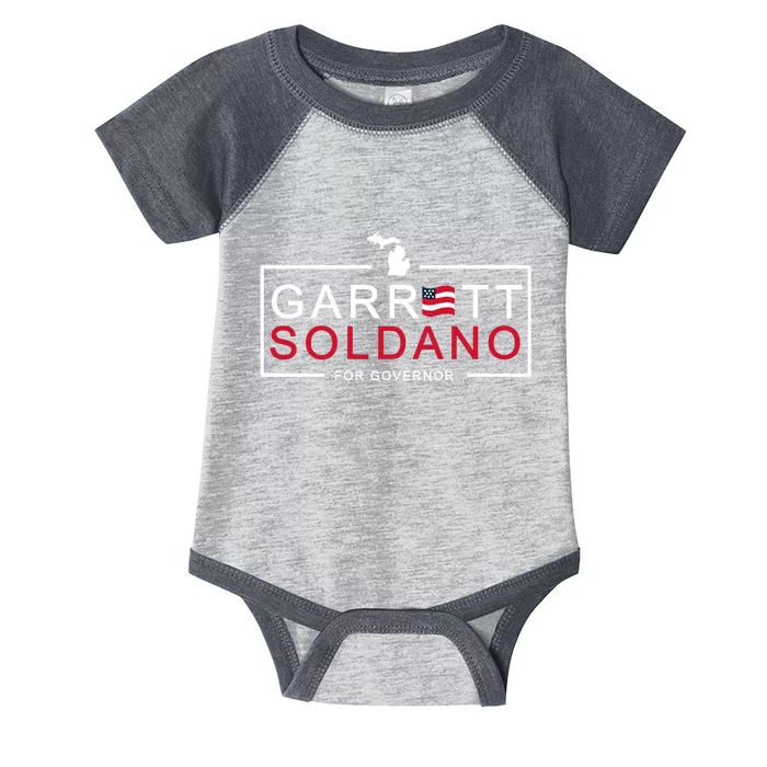 Garret Soldano For Governor Election Infant Baby Jersey Bodysuit