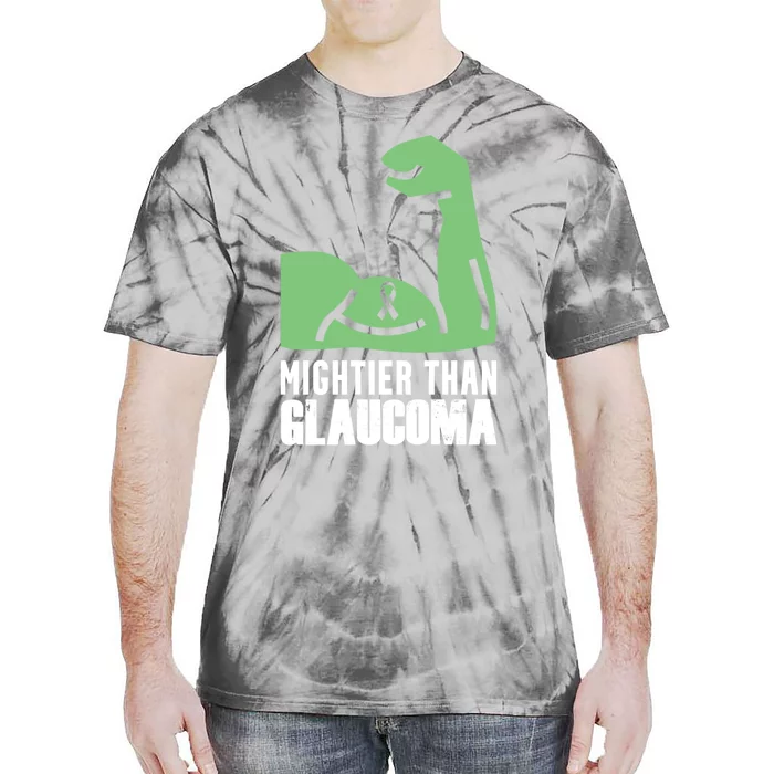 Glaucoma Awareness Survivor Fights Warrior Gift Tie-Dye T-Shirt