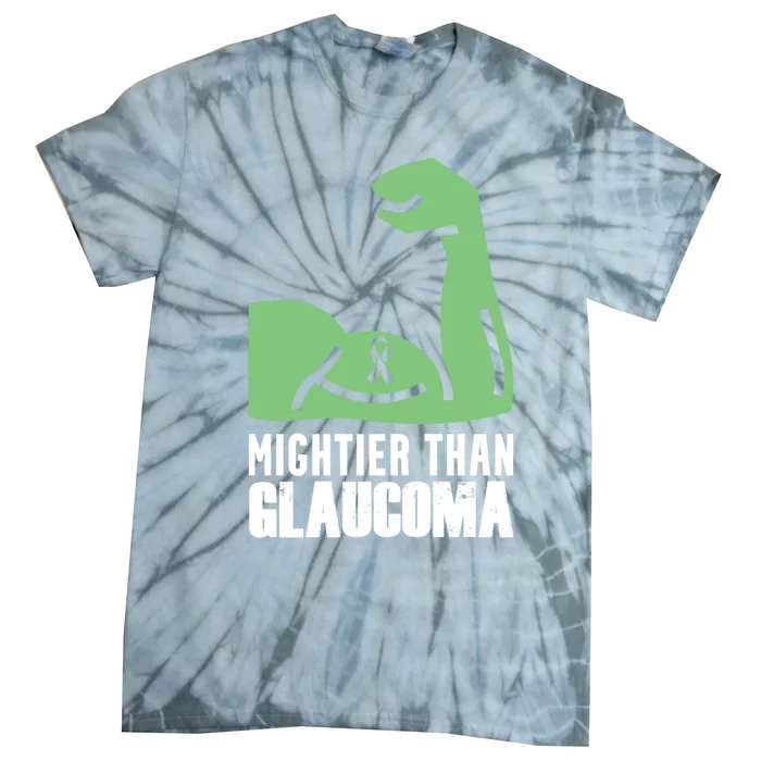 Glaucoma Awareness Survivor Fights Warrior Gift Tie-Dye T-Shirt