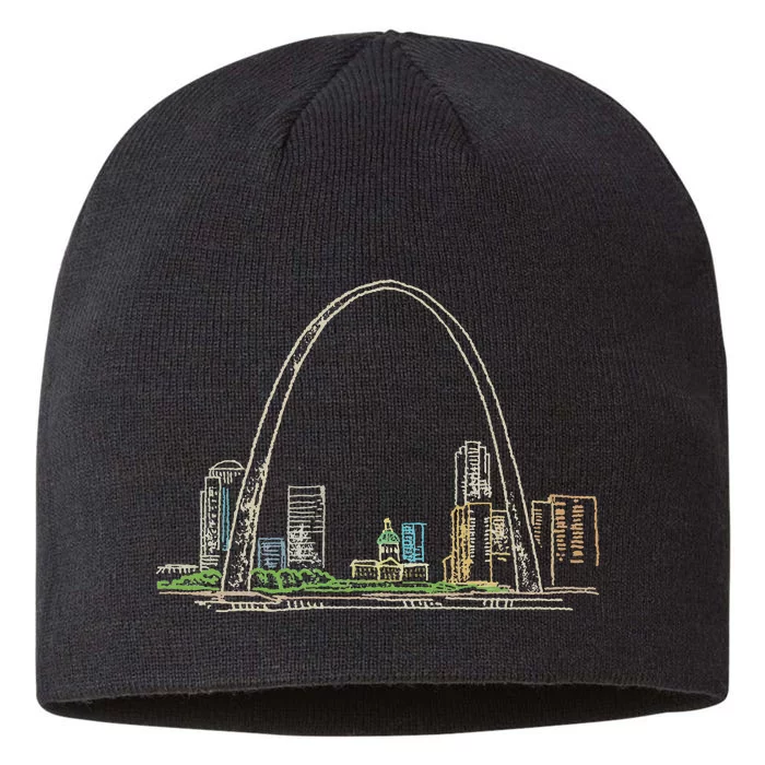 Gateway Arch St Louis 8 1/2in Sustainable Knit Beanie