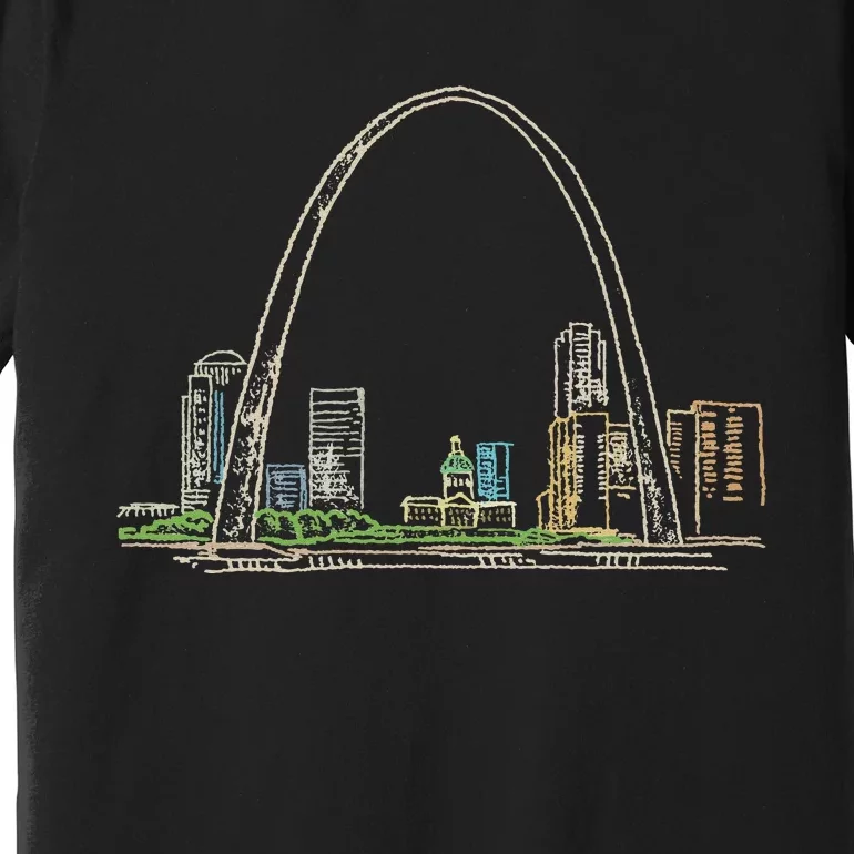 Gateway Arch St Louis Premium T-Shirt