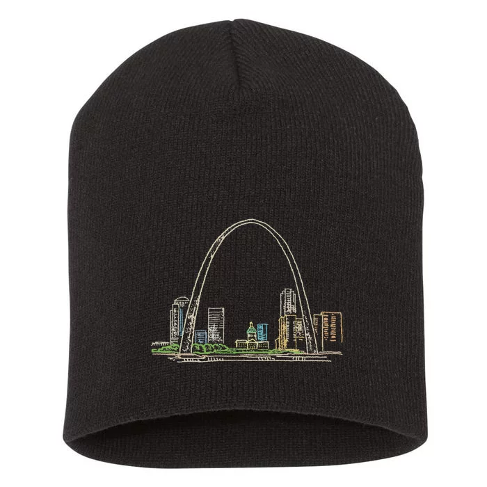 Gateway Arch St Louis Short Acrylic Beanie