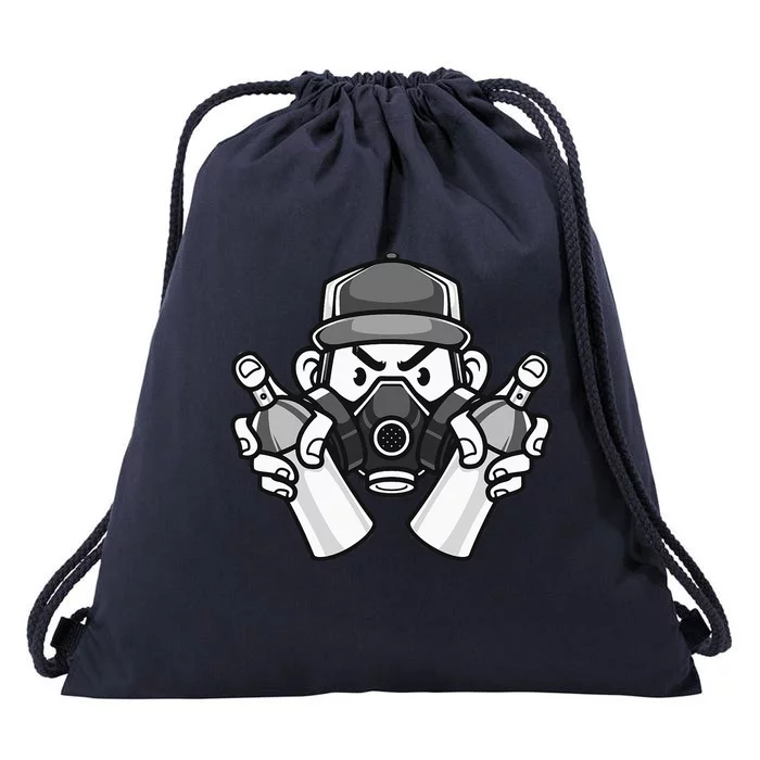 Graffiti Artist Spray Paint Painting Urban Art Street Drawstring Bag