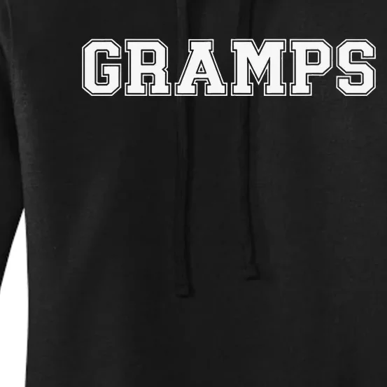 Gramps Athletic Sport Varsity College Style Father's Day Women's Pullover Hoodie