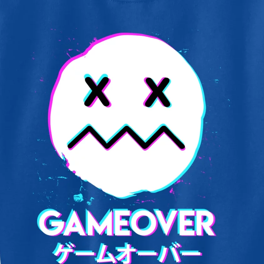 Gameover Acid Smile Techno Music Japan Design Gift Kids Sweatshirt