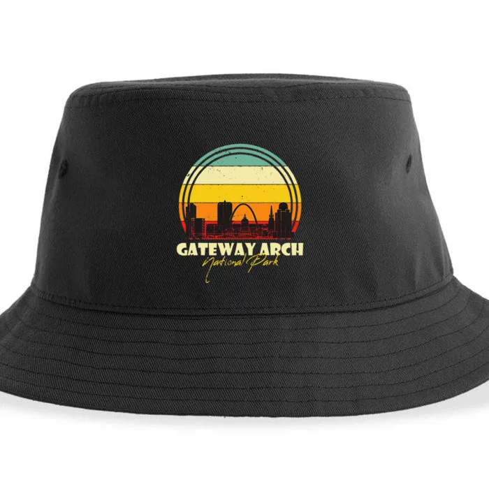 Gateway Arch St Louis National Park Missouri Souvenir Sustainable Bucket Hat