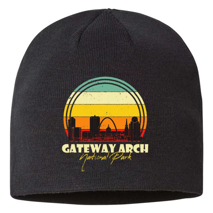 Gateway Arch St Louis National Park Missouri Souvenir 8 1/2in Sustainable Knit Beanie