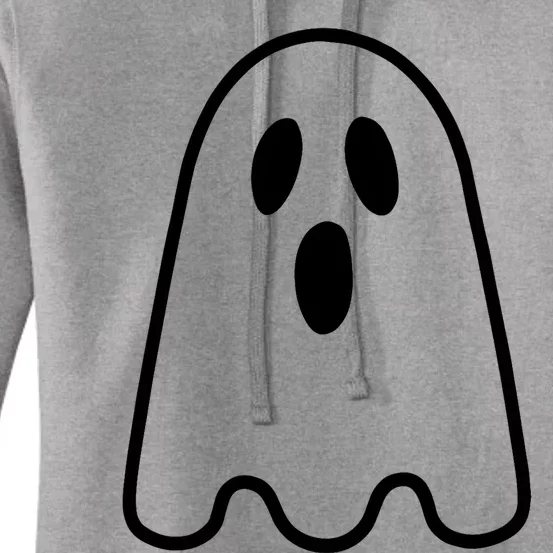 Ghost Adult Silly Ghost Face Costume Women's Pullover Hoodie