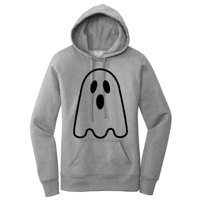 Ghost Adult Silly Ghost Face Costume Women's Pullover Hoodie