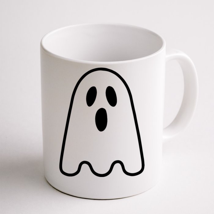 Ghost Adult Silly Ghost Face Costume Front & Back Coffee Mug