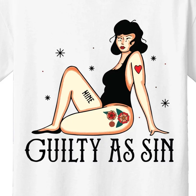 Guilty As Sin Kids T-Shirt