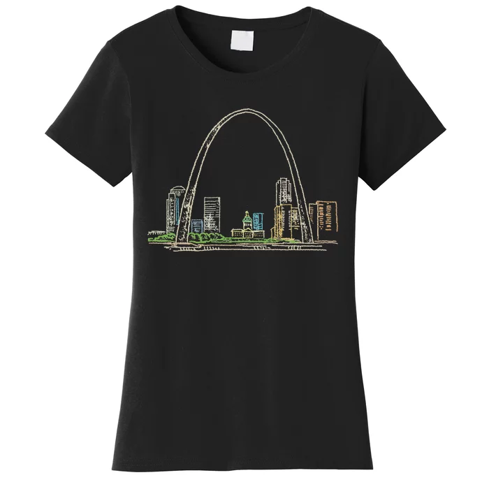 Gateway Arch St Louis Women's T-Shirt