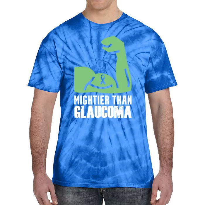 Glaucoma Awareness Survivor Fights Warrior Gift Tie-Dye T-Shirt