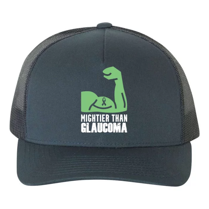 Glaucoma Awareness Survivor Fights Warrior Gift Yupoong Adult 5-Panel Trucker Hat