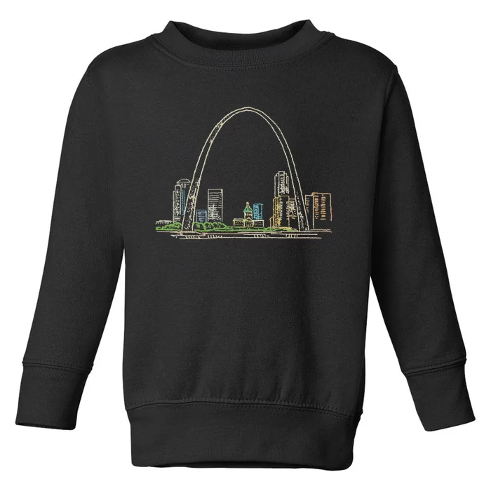 Gateway Arch St Louis Toddler Sweatshirt