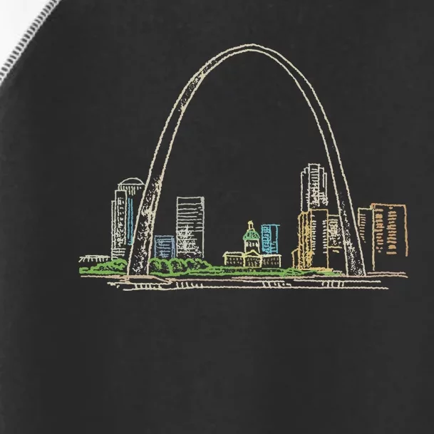 Gateway Arch St Louis Toddler Fine Jersey T-Shirt