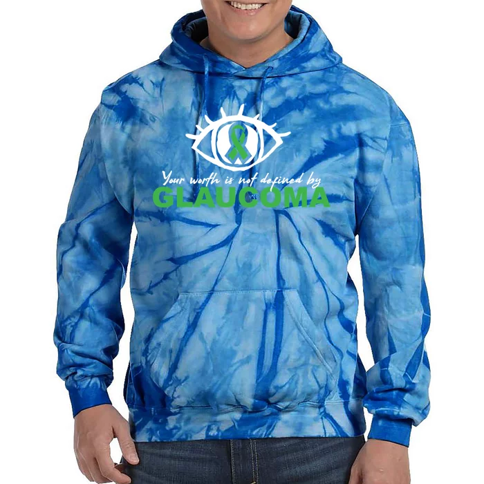 Glaucoma Awareness Survivor Patient Care Warrior Funny Gift Tie Dye Hoodie