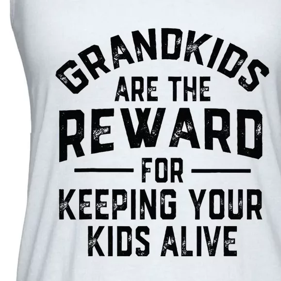 Grand Are The Reward For Keeping Your Alive Ladies Essential Flowy Tank