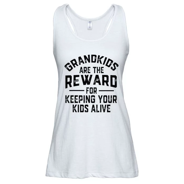 Grand Are The Reward For Keeping Your Alive Ladies Essential Flowy Tank