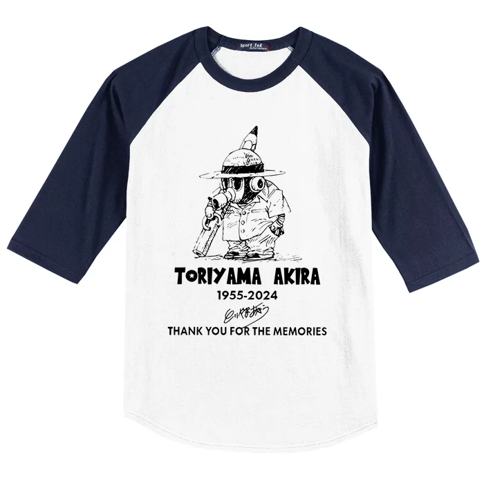 Goodbye Akira Toriyama Rip Akira Toriyama 1955 Baseball Sleeve Shirt