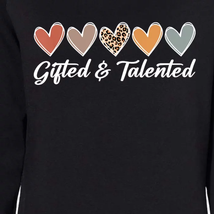 Gifted And Talented Teaching School Appreciation Gifts Womens California Wash Sweatshirt