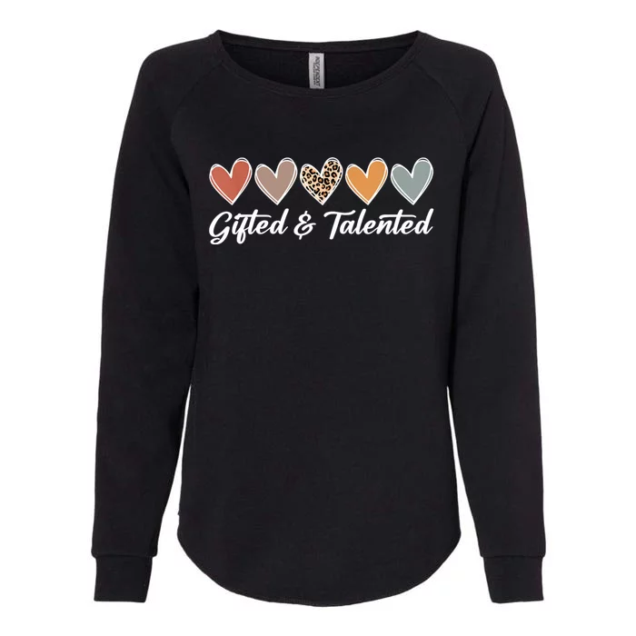 Gifted And Talented Teaching School Appreciation Gifts Womens California Wash Sweatshirt