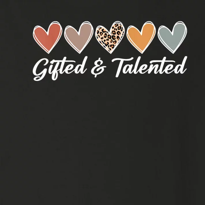 Gifted And Talented Teaching School Appreciation Gifts Toddler Long Sleeve Shirt