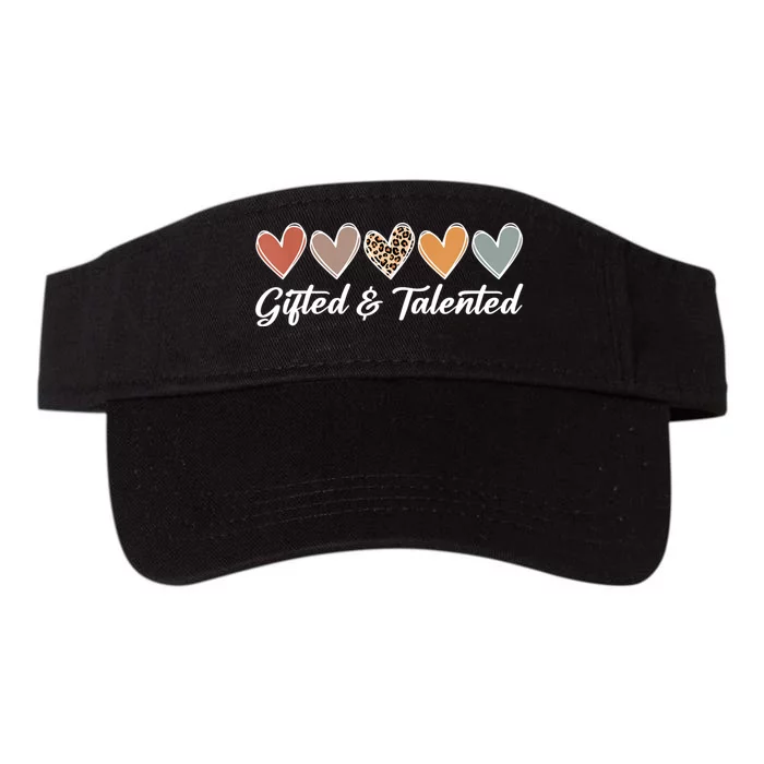 Gifted And Talented Teaching School Appreciation Gifts Valucap Bio-Washed Visor