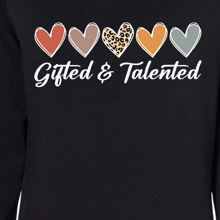 Gifted And Talented Teaching School Appreciation Womens California Wash Sweatshirt