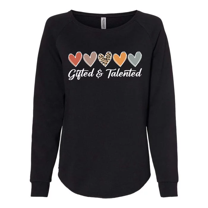 Gifted And Talented Teaching School Appreciation Womens California Wash Sweatshirt