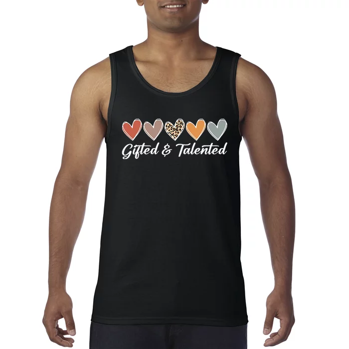 Gifted And Talented Teaching School Appreciation Tank Top