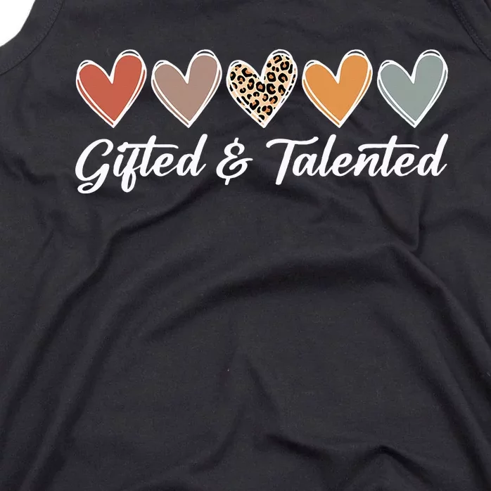 Gifted And Talented Teaching School Appreciation Tank Top