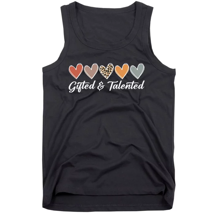 Gifted And Talented Teaching School Appreciation Tank Top