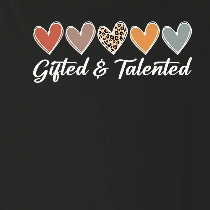 Gifted And Talented Teaching School Appreciation Toddler Long Sleeve Shirt