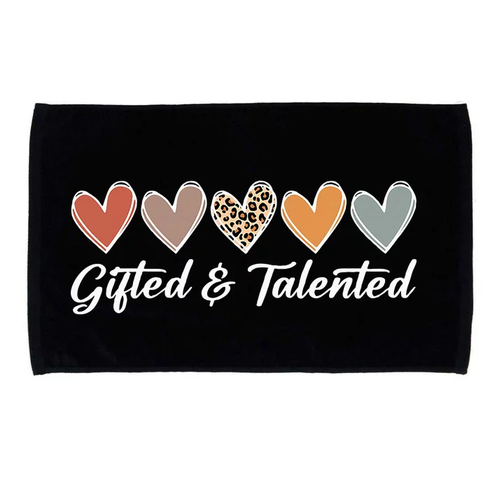 Gifted And Talented Teaching School Appreciation Microfiber Hand Towel