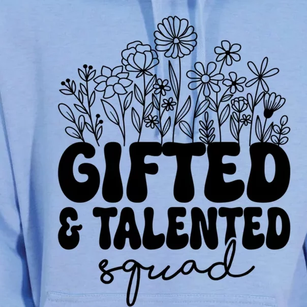 Gifted And Talented Squad Teaching School Appreciation Funny Gift Unisex Surf Hoodie