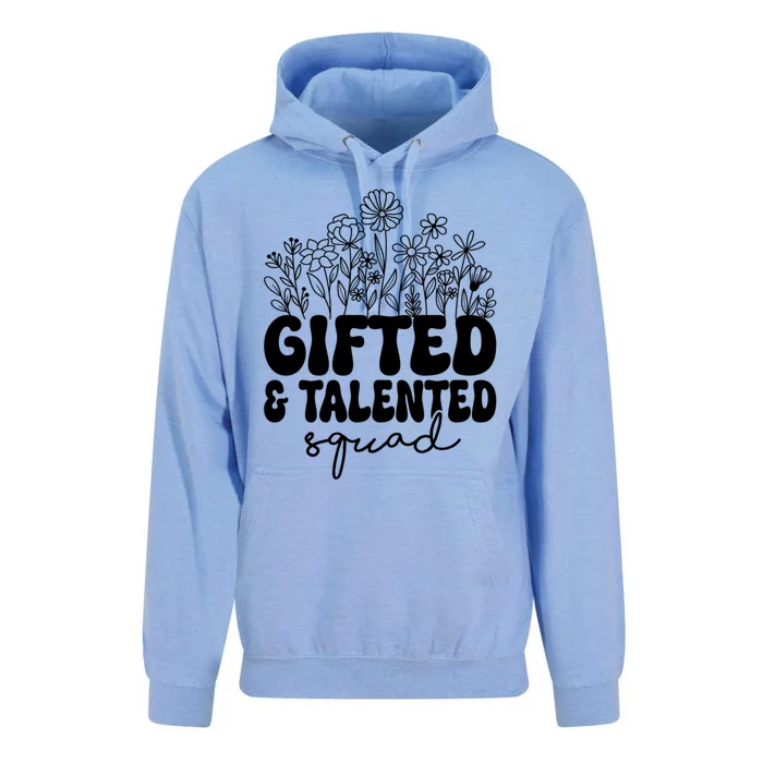 Gifted And Talented Squad Teaching School Appreciation Funny Gift Unisex Surf Hoodie