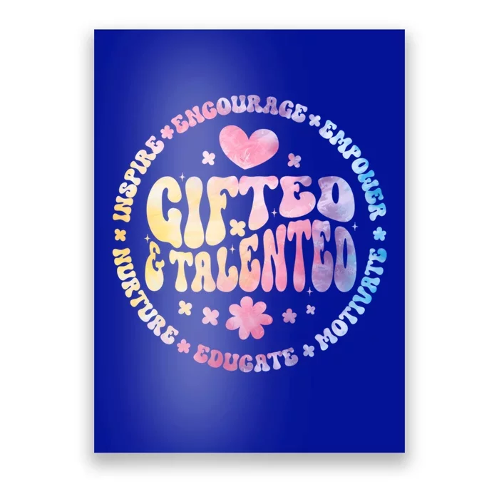 Gifted And Talented Teacher Appreciation Week Back To School Gift Poster